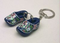 Keychain 2 Clogs Blue Mill