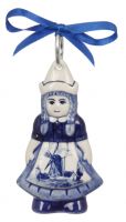 Dutch Girl Ornament 3 3/4 inches tall