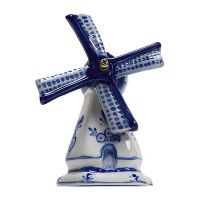 Mill Delft Blue 4 inches tall 
