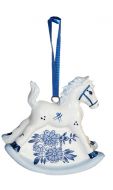 Xmas Ornament Rocking Horse 3inches tall