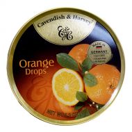 Cavendish & Harvey Tin Orange Candy 5.3oz
