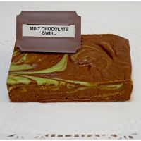 Mint Chocolate Swirl Fudge (lb)