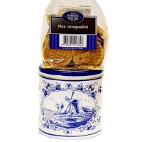 Tin with Mini Butter Stroopwafels 