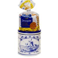 Tin with 8 Margarine Stroopwafels