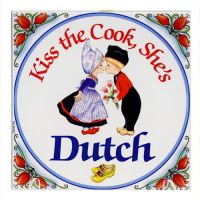 Tile Color Kiss the Cook, She's Dutch 